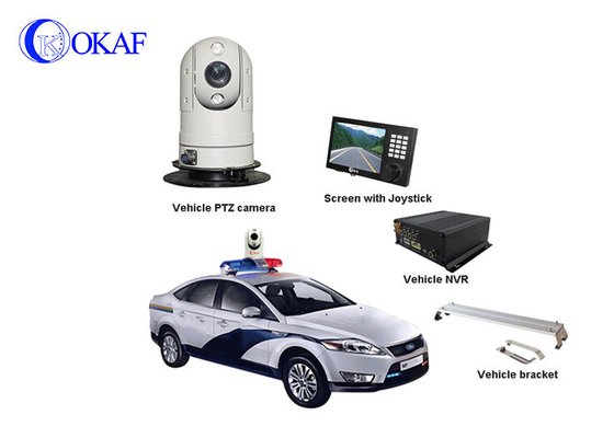 4जी कार आईआर ऑटो ट्रैकिंग पीटीजेड कैमरा / शक्तिशाली चुंबक माउंट के साथ सुरक्षा कैमरा